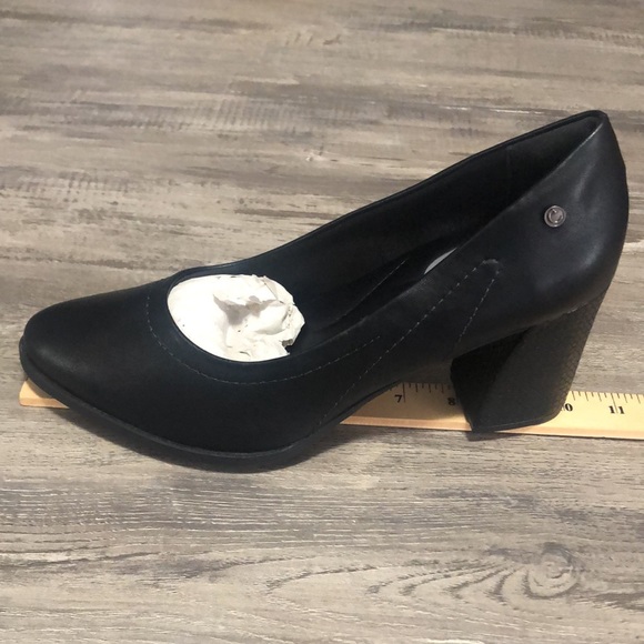 Comfort Flex Women’s Angela Pumps Black Block Heel Shoes Size 10 - Picture 14 of 14